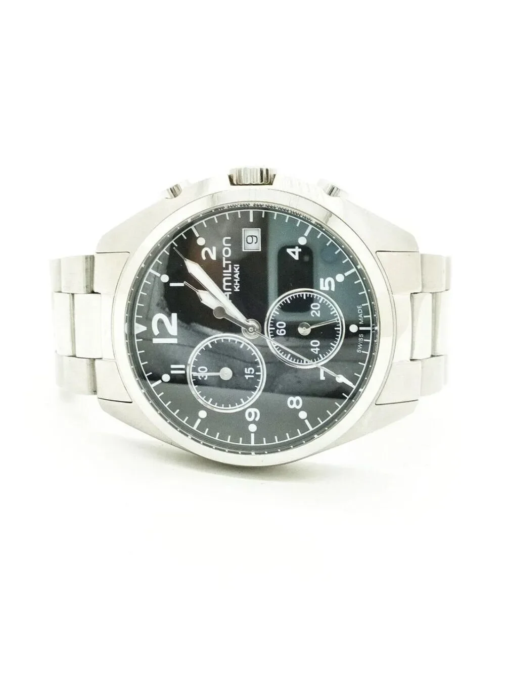 Hamilton Watch 42mm Men's Black X Silver 400-052125